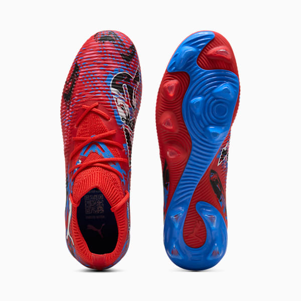 FUTURE 8 MATCH PLAYMAKERS FG/AG Boots Ground Unisex, PUMA Red-PUMA Black-Ultra Blue-Pink Pixel, extralarge