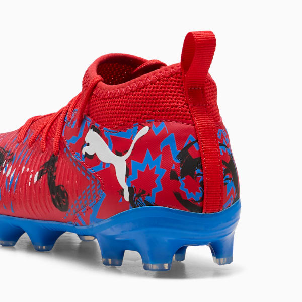 FUTURE 8 MATCH PLAYMAKERS FG/AG Football Boots Youth, PUMA Red-PUMA Black-Ultra Blue-Pink Pixel, extralarge-GBR