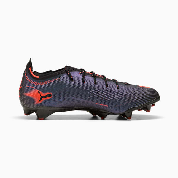 ULTRA 6 CARBON RELENTLESS FG Football Boots Unisex, PUMA Black-Glowing Red, extralarge-GBR