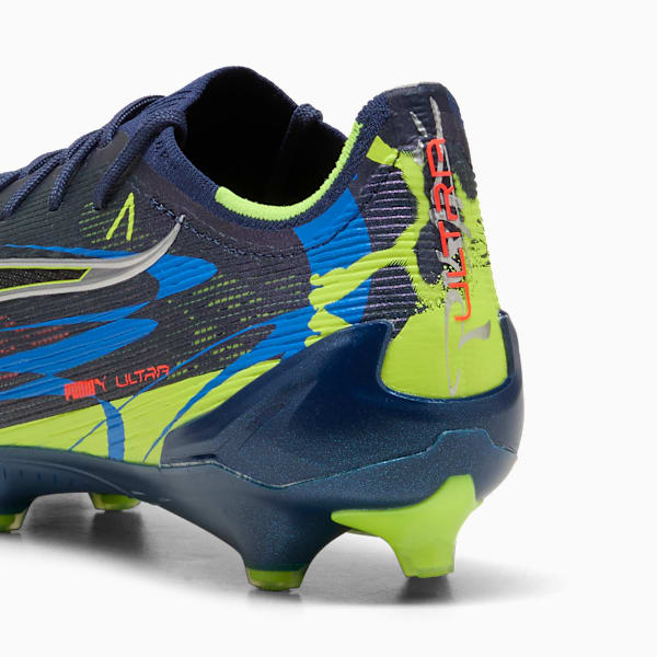 ULTRA 6 ULTIMATE DARE TO FG soccer cleats Unisex, Persian Blue-Puma Aged Silver-PUMA Black-Lime Squeeze, extralarge