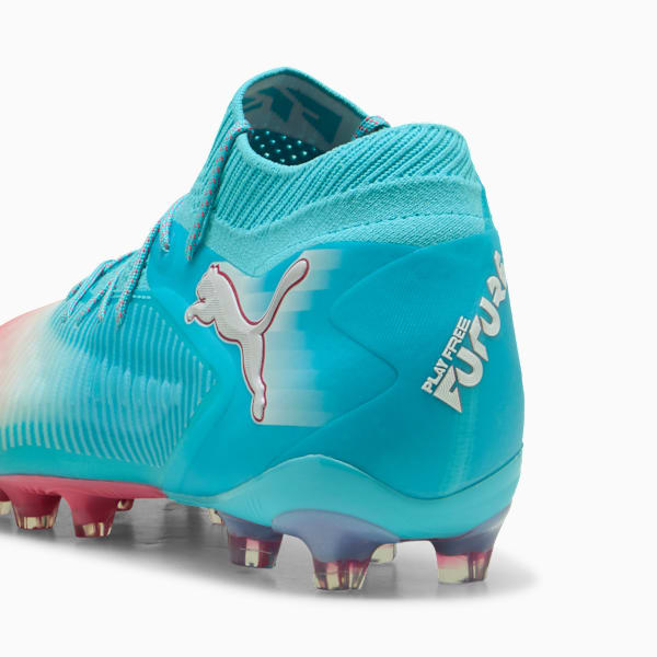 FUTURE 8 ULTIMATE RECHRGE AG Football Boots Unisex, Hero Blue-PUMA White-Sunset Pink, extralarge