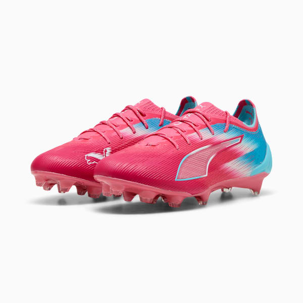 ULTRA 6 ULTIMATE RECHRGE FG Football Boots Unisex, Hero Blue-Sunset Pink-Garnet Rose, extralarge