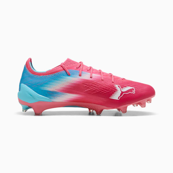 ULTRA 6 ULTIMATE RECHRGE FG Football Boots Unisex, Hero Blue-Sunset Pink-Garnet Rose, extralarge