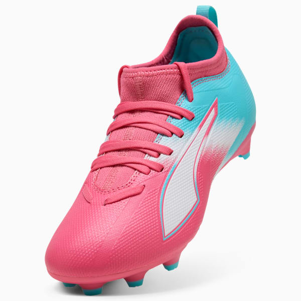 ULTRA 6 MATCH RECG FG/AG Football Boots Youth, Hero Blue-Sunset Pink-Garnet Rose, extralarge
