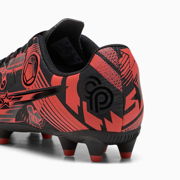 ULTRA CP LEGACY FG/AG Football Boots Youth, PUMA Black-PUMA Red, extralarge