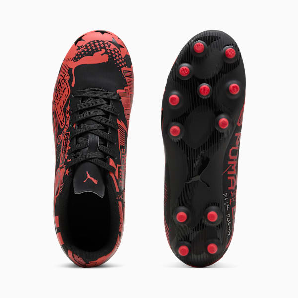 ULTRA CP LEGACY FG/AG Football Boots Youth, PUMA Black-PUMA Red, extralarge