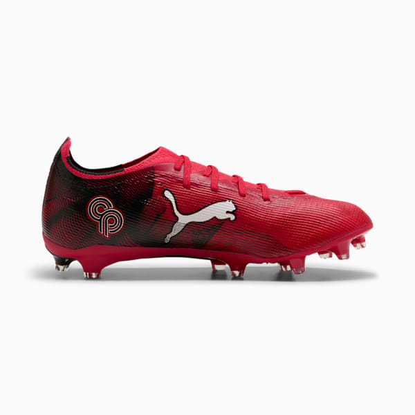ULTRA 6 MATCH CP FG/AG Football Boots Unisex, PUMA Black-Fast Red-Fire Orchid, extralarge