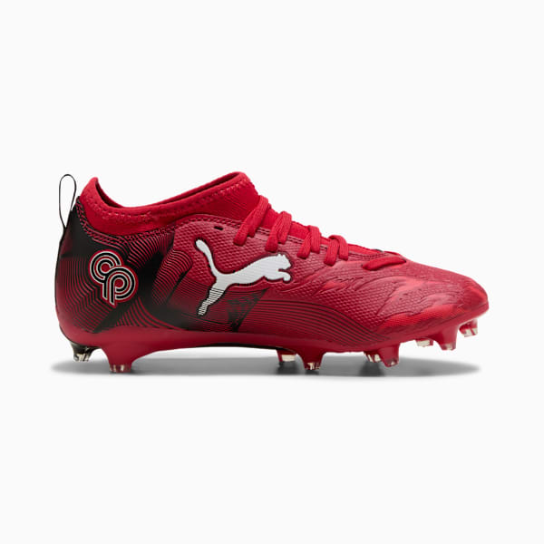 ULTRA 6 MATCH CP FG/AG Football Boots Youth, PUMA Black-Fast Red-Fire Orchid, extralarge