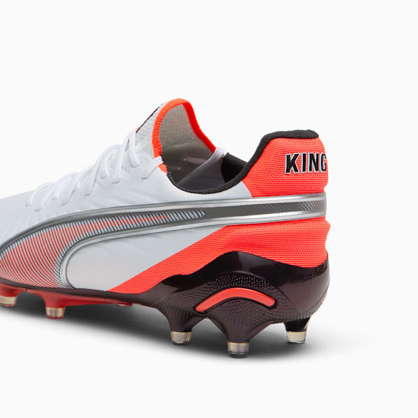 KING ULTIMATE FG//AG Wn's Women, PUMA White-PUMA Silver-Glowing Red-PUMA Black, extralarge