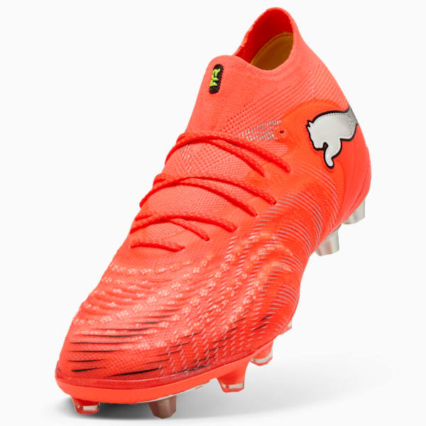 FUTURE 9 ULTIMATE AG Football Boots Women, Glowing Red-PUMA White-PUMA Black-PUMA Silver, extralarge-GBR