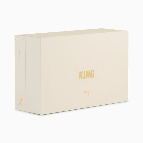 KING 20 ULTIMATE LE FG/AG Football Boots Unisex, Sugared Almond-Aubergine-PUMA Gold-PUMA Black, extralarge-GBR