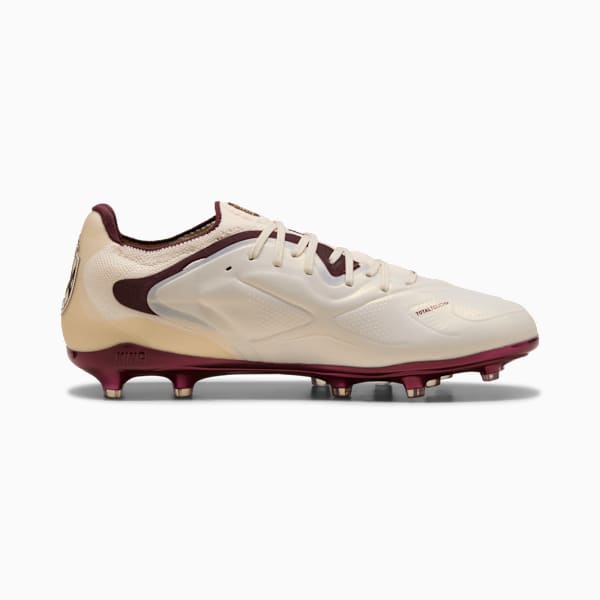KING 20 ULTIMATE LE FG/AG Football Boots Unisex, Sugared Almond-Aubergine-PUMA Gold-PUMA Black, extralarge-GBR