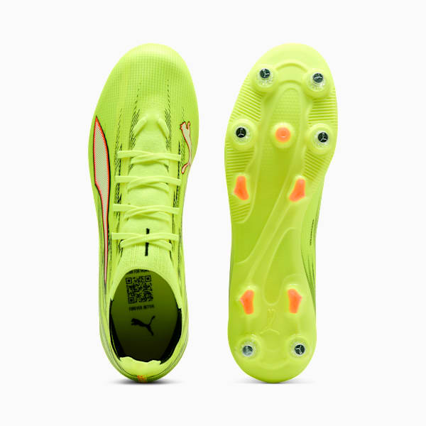 ULTRA 6 MATCH MxSG Football Boots Unisex, Yellow Alert-PUMA Black-Glowing Red-Lime Squeeze, extralarge-GBR