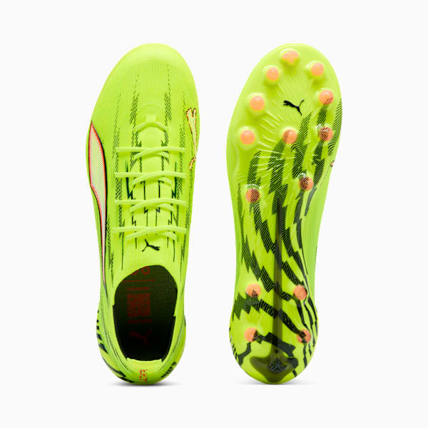 ULTRA 6 ULTIMATE AG Football Boots Unisex, Yellow Alert-PUMA Black-Glowing Red-Lime Squeeze, extralarge-GBR