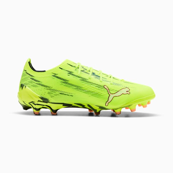 ULTRA 6 ULTIMATE AG Football Boots Unisex, Yellow Alert-PUMA Black-Glowing Red-Lime Squeeze, extralarge-GBR