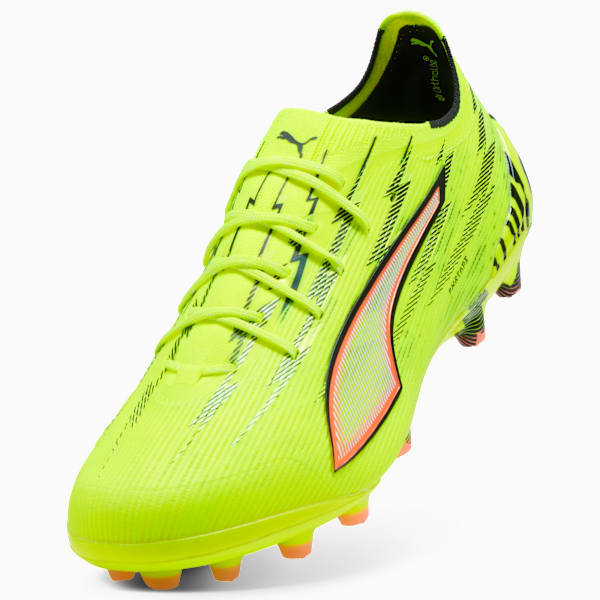 ULTRA 6 ULTIMATE AG Football Boots Unisex, Yellow Alert-PUMA Black-Glowing Red-Lime Squeeze, extralarge-GBR