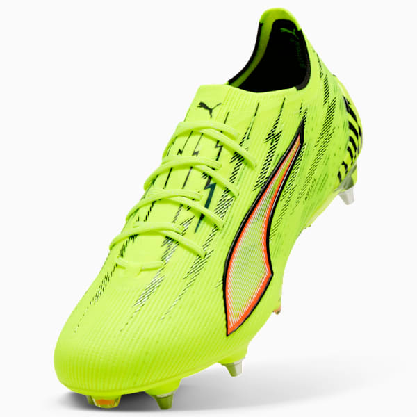 ULTRA 6 ULTIMATE MxSG Football Boots Unisex, Yellow Alert-PUMA Black-Glowing Red-Lime Squeeze, extralarge-GBR