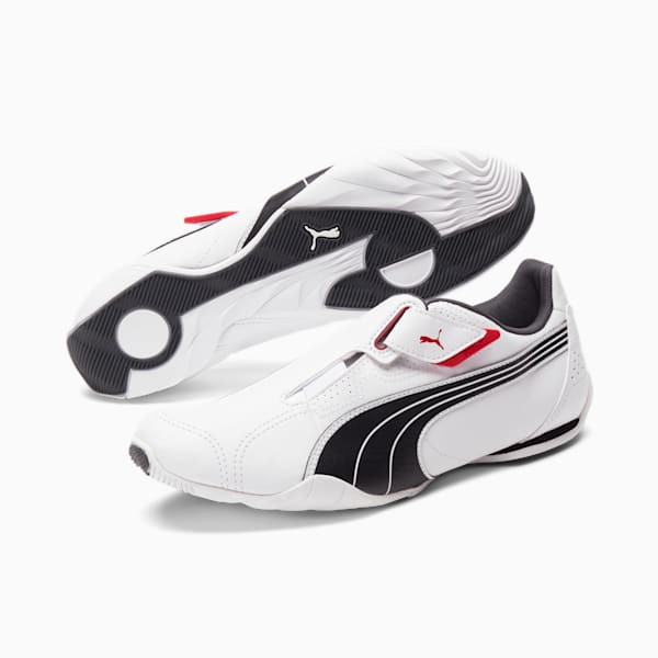 Redon Move Men's Shoes, white-black-ribbon red-puma silver-dark shadow, extralarge