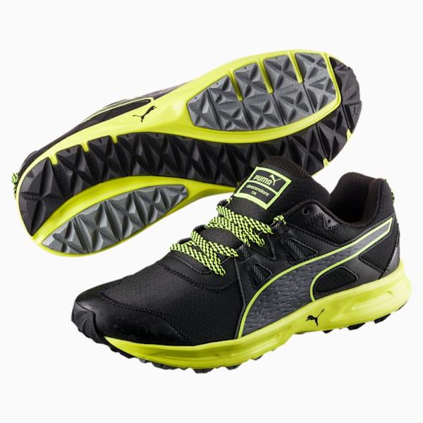 Descendant TR Trail Running Shoes, Puma Black-Safety Yellow, extralarge-IND