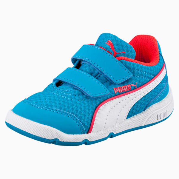 Stepfleex FS Mesh Baby Shoes, atomic blue-white-red blast, extralarge-IND