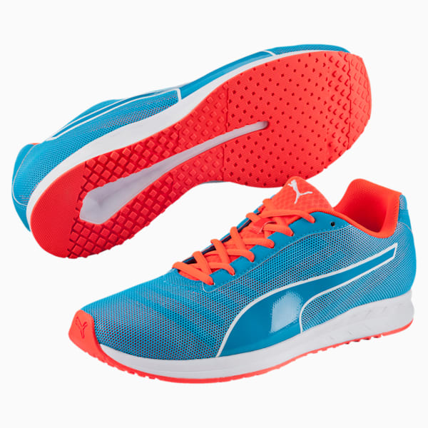 Burst Running Shoes, atomic blue-red blast, extralarge-IND