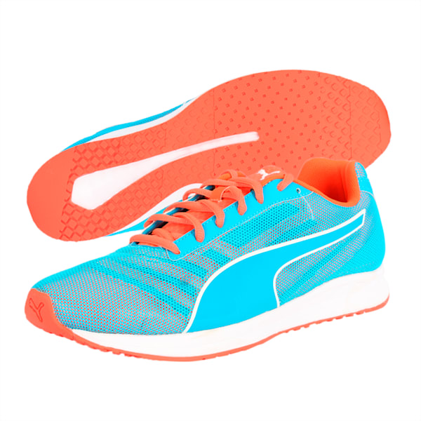 Burst Running Shoes, atomic blue-red blast, extralarge-IND