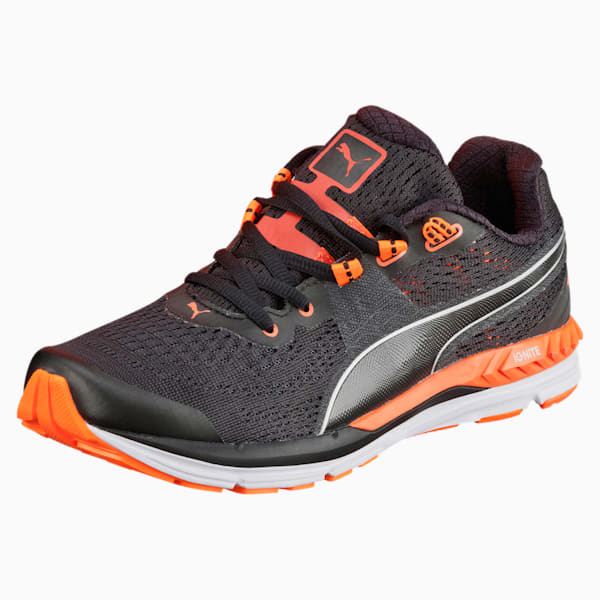 Speed 600 IGNITE Women's Running Shoes, black-periscope-fluo peach, extralarge-IND