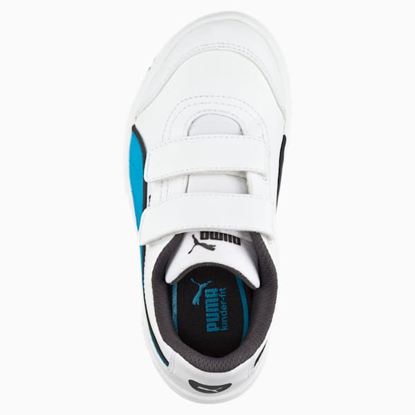 Stepfleex FS SL V PS Kids' Shoes, Puma White-Atomic Blue, extralarge-IND
