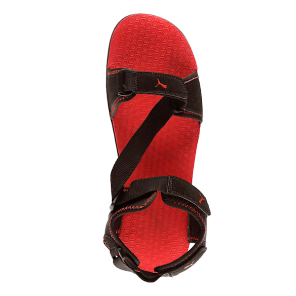 Royal DP Sandals, black-high risk red