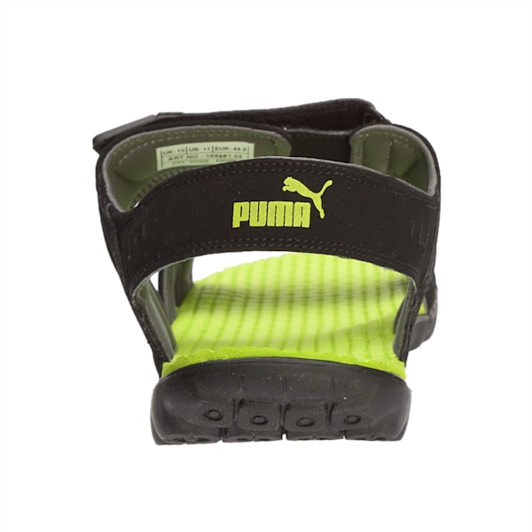 Silicis Buck DP Sandals, black-lime punch-steel gray, extralarge-IND