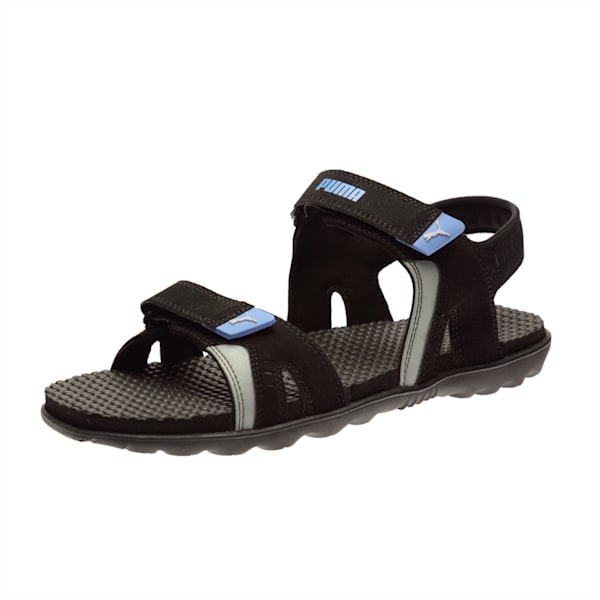 Silicis Buck DP Sandals, Puma Black-Quarry-Blue Yonder, extralarge-IND