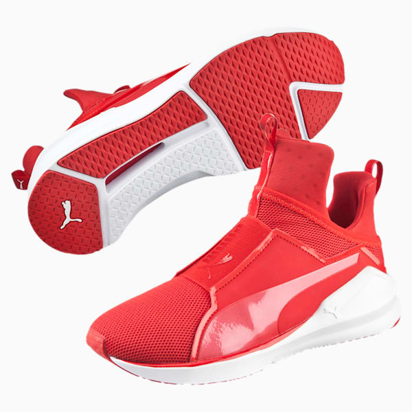 PUMA Fierce Core Training Shoes, High Risk Red-Puma White, extralarge-IND