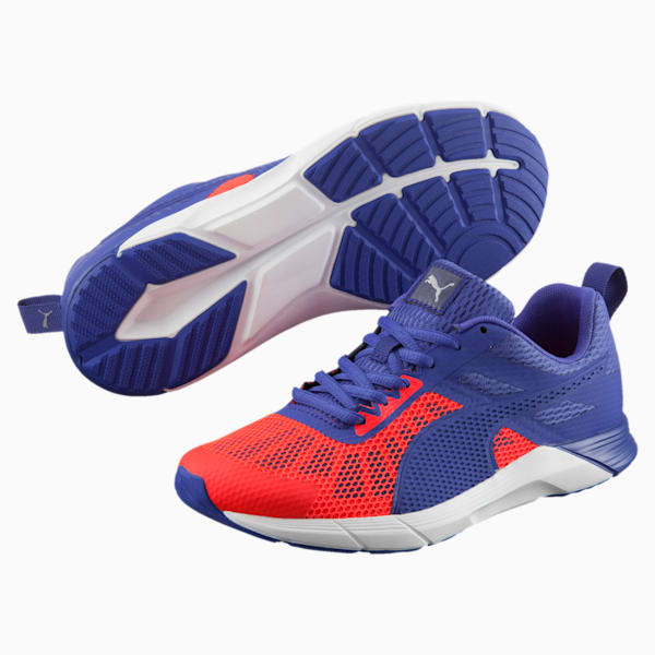 Propel Women's Running Shoes, Red Blast-Royal Blue, extralarge-IND