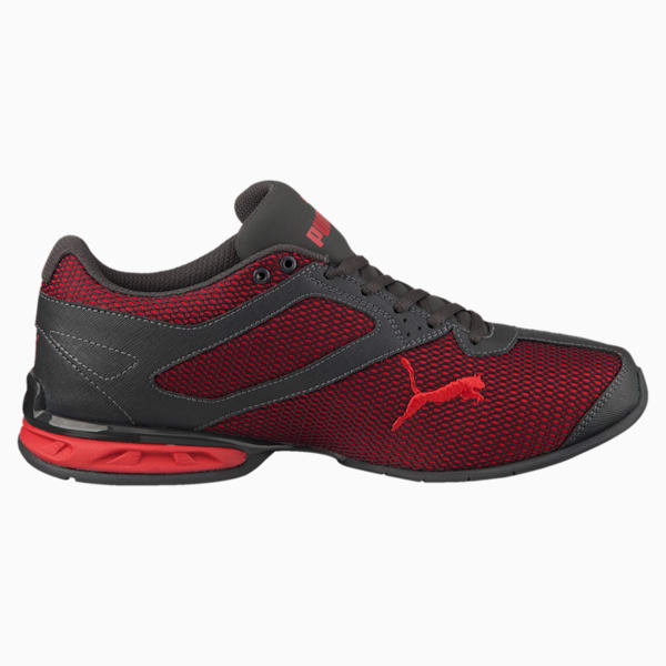 Tazon 6 Mesh Men's Shoes, Asphalt-High Risk Red, extralarge-IND