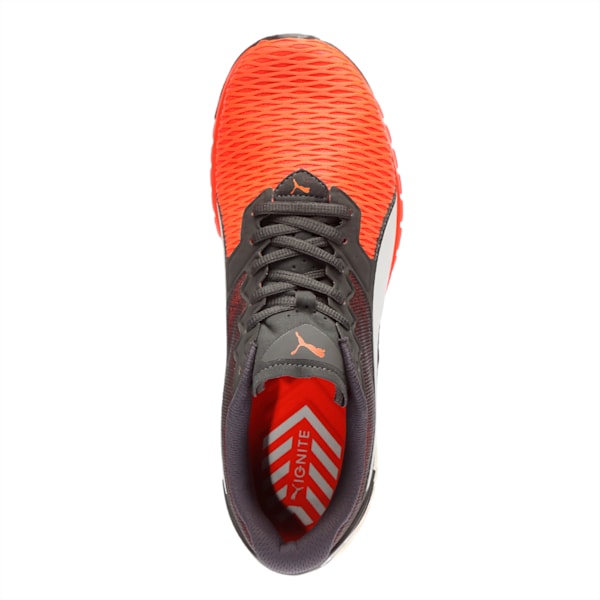 IGNITE Dual Men's Running Shoes, Red Blast-Asphalt, extralarge-IND
