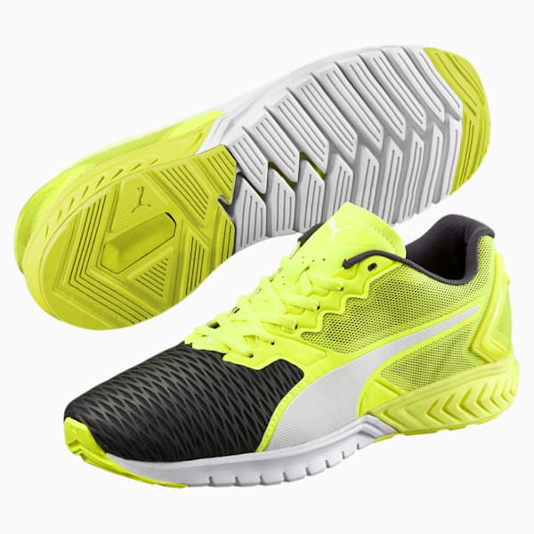 IGNITE Dual Men's Running Shoes, Safety Yellow-Asphalt, extralarge-IND
