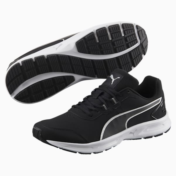 Descendant v4 SL Running Shoes, Puma Black-Puma Silver, extralarge-IND