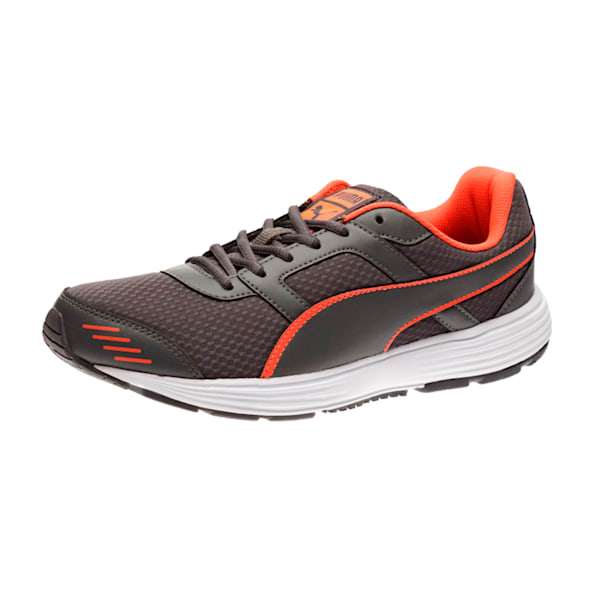 Harbour Men's Running Shoes, Asphalt-Red Blast, extralarge-IND
