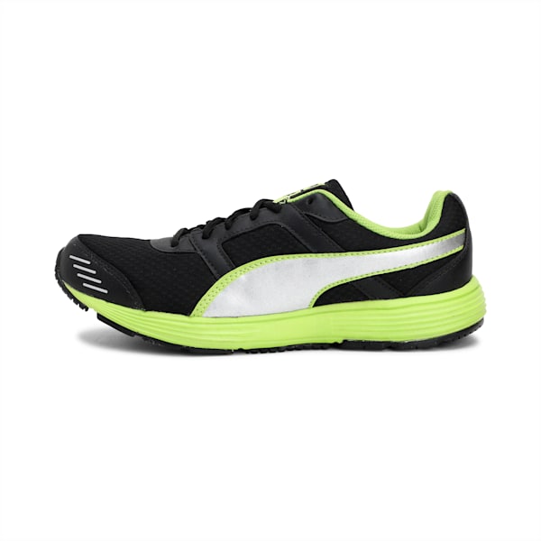 Harbour Fashion DP Running Shoes, black-silver-lime punch