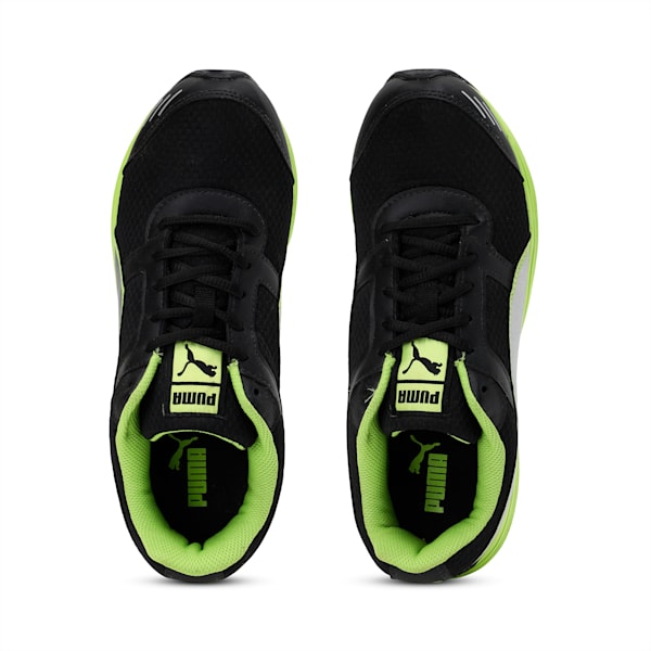Harbour Fashion DP Running Shoes, black-silver-lime punch