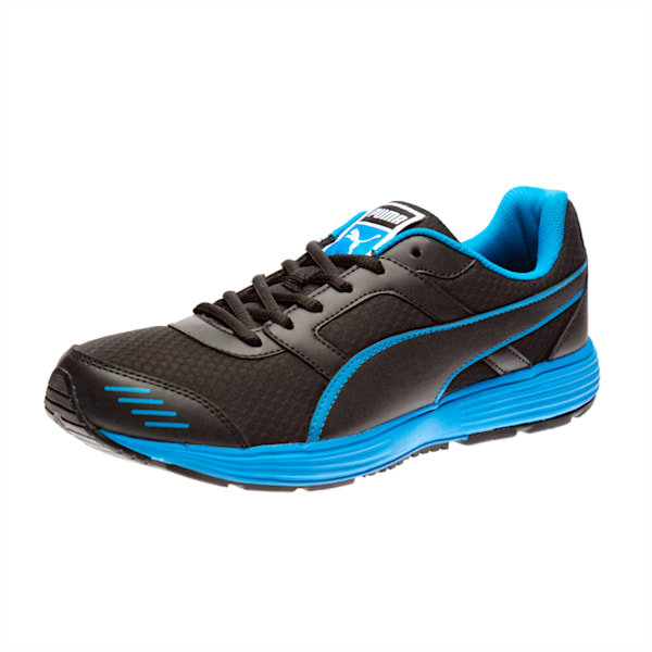 Harbour Fashion DP Running Shoes, Puma Black-Electric Blue Lemonade, extralarge-IND