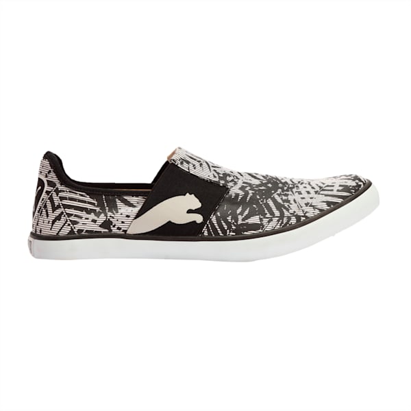 Lazy Slip On Graphic DP, black-gray violet-white, extralarge-IND