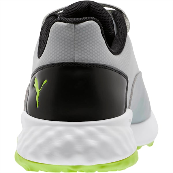 GRIP FUSION Men’s Golf Shoes, Quarry-Acid Lime-Puma Black, extralarge