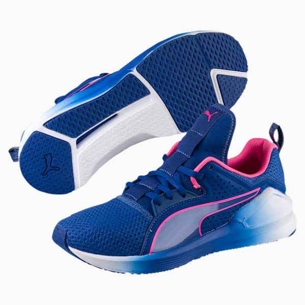 PUMA Fierce Lace Training Shoes, TRUE BLUE-KNOCKOUT PINK, extralarge-IND