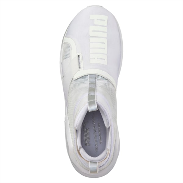 Puma fierce strap gold and white hotsell