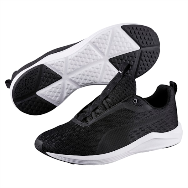 Prowl Women's Training Shoes, Puma Black-Puma White, extralarge-IND