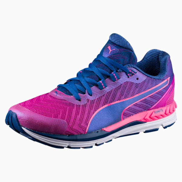 Speed 600 IGNITE 2 Women's Running Shoes, MAGENTA-TRUE BLUE-PINK, extralarge-IND