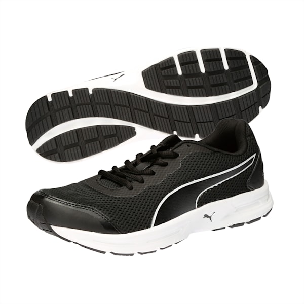 Heritage Men's Running Shoes, Puma Black-Puma White, extralarge-IND
