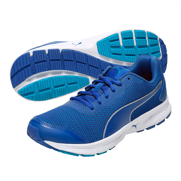 Heritage Men's Running Shoes, TRUE BLUE-BLUE DANUBE-Puma Silver, extralarge-IND