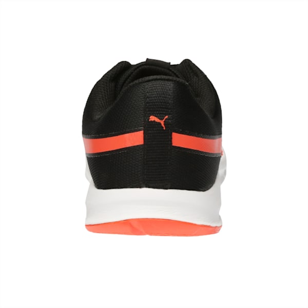 PUMA Flexracer Kid's Shoes, Puma Black-Red Blast, extralarge-IND